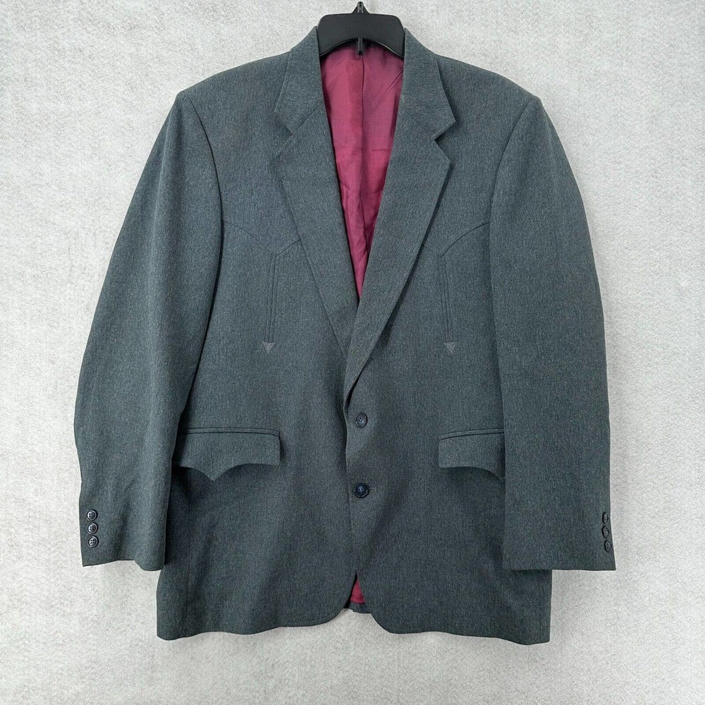 Vintage Circle S Dallas Texas Sz 44R Western Sport Coat Jacket‎ Blazer